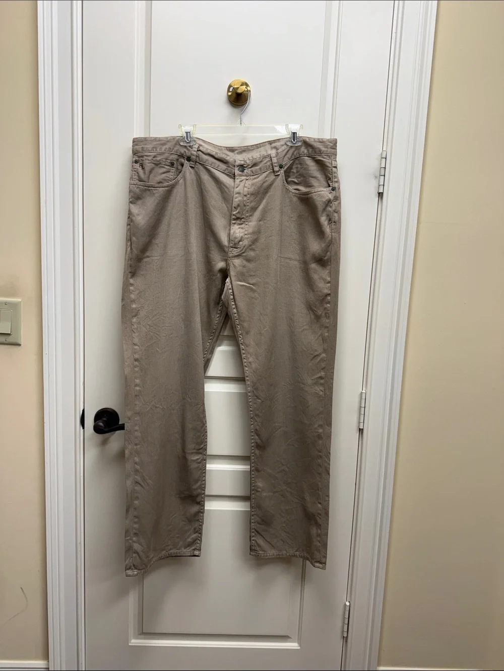 Polo by Ralph Lauren Men's Khaki Straight-Leg Chinos - Taupe